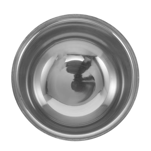 FOMIYES Stainless Steel Shaving Soap Bowl Double Layer Compact Travel Mug for Men's Shaving Accessories