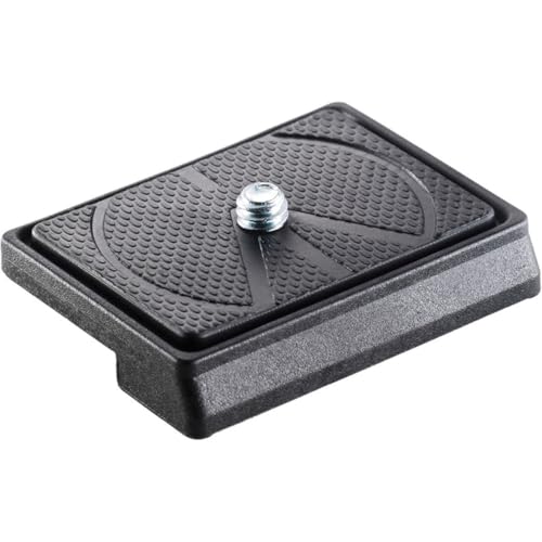 Manfrotto 200LT-PL Technopolymer & Fiber Glass Rectangular Light Quick Release Plate Black 4 x 1.7 x 2.1