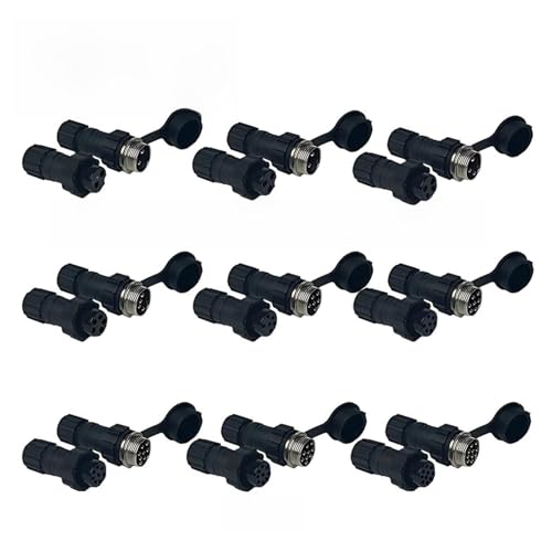 Conector enchufe aviación QL16 4P plástico 5 piezas miniatura 1