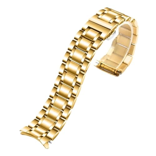 Bracelet de montre en acier inoxydable à extrémité incurvée 16mm 18mm 20mm 22mm 24mm