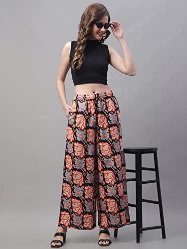 Image of Pistaa's Women's Regular Fit High Rise Palazzo