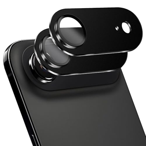 Protection objectif iPhone 17 Air en verre trempé et aluminium résistant - Lot de 2 (Modèle B)