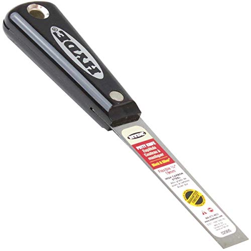 Hyde Tools Black And Silver 02005 High Carbon Steel - 3/4 Inch Flexible Putty Knife - Pack Of 5 #TOP1
