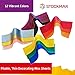 Stockmar Decorative Beeswax Sheets – 12 Assorted Colors for Candle Decorating, DIY Craft Projects, Wax Modeling, Handmade Crafts, Art Supplies, Scrapbooking, Holiday Decorations