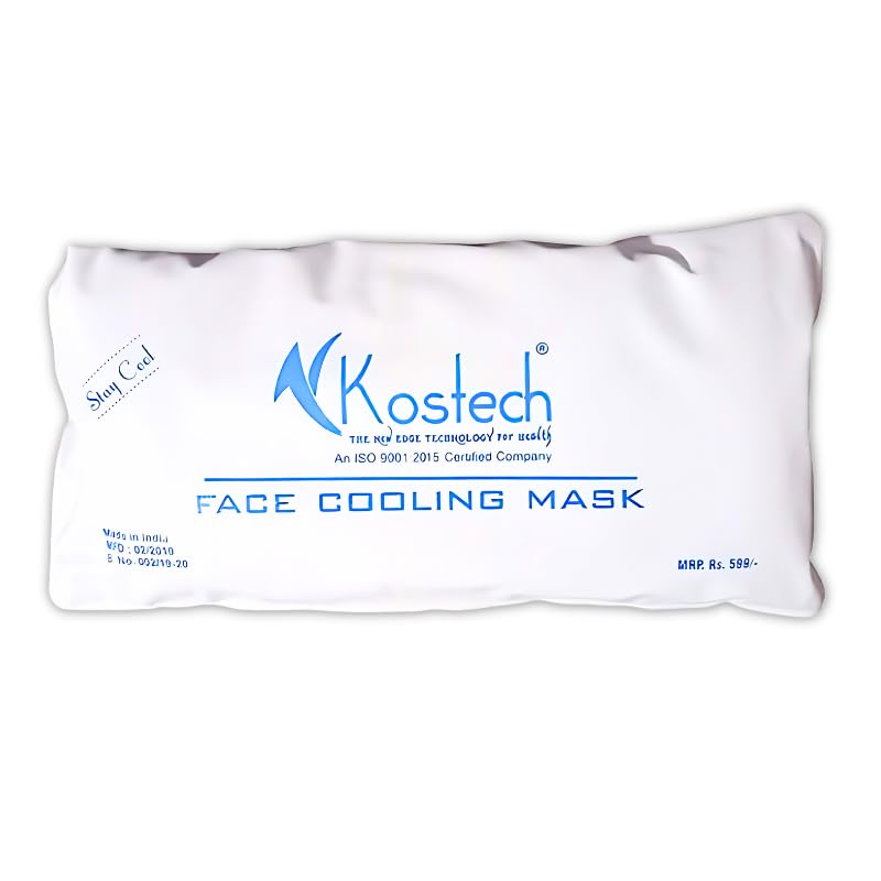 Image of Kostech Cooling Gel Eye Mask | Reusable Hot & Cold Therapy for Puffy Eyes, Dark Circles & Eye Relaxation | Soft Gel Eye Pads for Men & Women (Pack of 2)