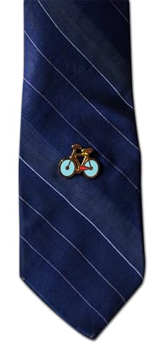 Novel Merk Bicycle & Bike Pride Lapel Pin, Hat Pin & Tie Tack Set with Clutch Back4
