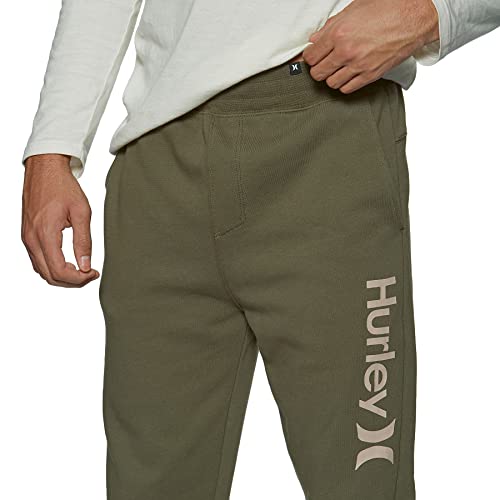 Hurley M OAO Track Pant Pantaloni Casual, Oliva, S...