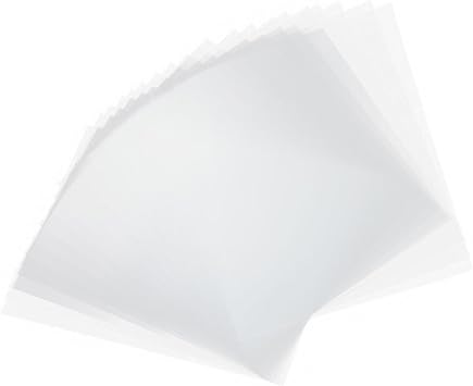 Hemobllo Pet Film Sheets and Fast Ink Absorption for Inkjet Printer 15pcs A4 Waterproof Printable Vinyl Sticker Paper with Strong Coating Adhesion for Digital Signage and Plate Making