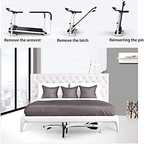 Image of Electric Folding Treadmill for Home Folding Treadmill for Home 3 Levels of Inclination Can Be Adjusted Aerobic Fitness for The Elderly Extra Long Handle