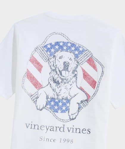 vineyard vines Boys' USA Dog Life Ring Short-Sleeve Pocket Tee3
