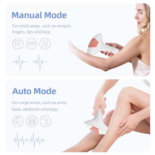 IPL Hair Removal Device for Women and Men, At-Home Ice-cooling Laser Epilator for Long-Lasting Hair Removal, Hair Remover for Nearly Painless Treatment, Facial, Bikini - Image 3