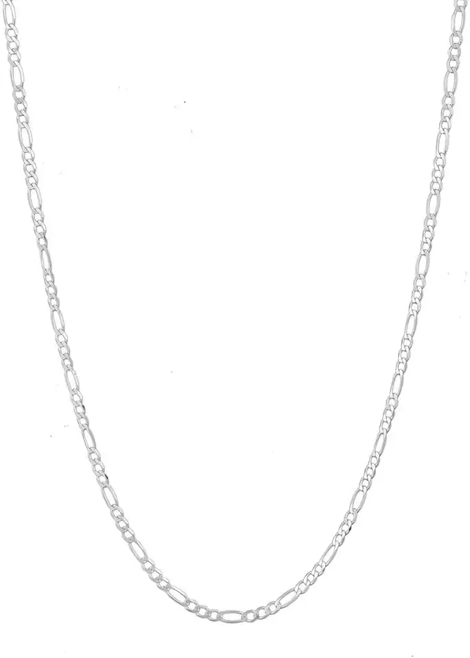 Cordão Correntinha Masculina Prata 925 Legítima 3mm 60cm Maciça