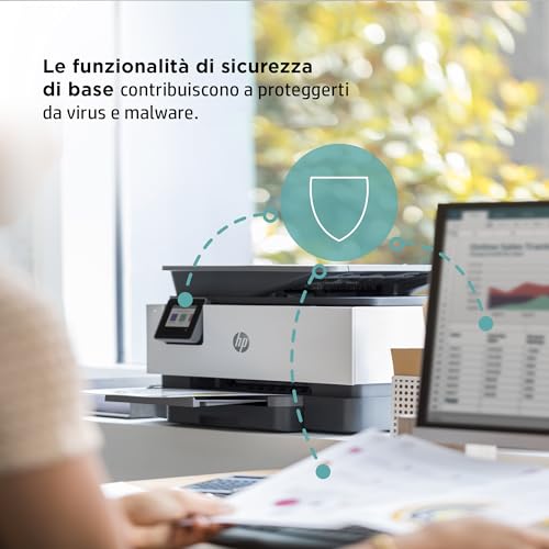 OfficeJet Pro 9012e 22A55B, Stampante Multifunzione a Getto d'Inchiostro A4 a Colori, Fronte e Retro Automatico, 22 ppm, Wi-Fi, 6 Mesi di Inchiostro Instant Ink Inclusi, Nera - Sedia gaming - Immagine 7