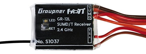 Graupner s1037 Ricevitore GR 12 L HoTT, 8 canali