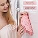 Silicone Foot Scrubber Mat for Shower, Back Scrubber Mat Wall Mounted, Premium Shower Foot & Feet Scrubber, WasherSuitable for People of All Ages (Pink)