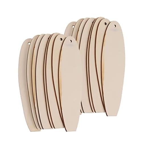 16 Pièces Plaques Tranches Rustique Planche de Surf Bricolage Décoration