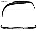 Cuztom Tuning Walkers Style Rear Bumper Lip Spoiler Diffuser Valance Compatible for 2013-2016 Hyundai Genesis Coupe