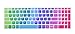 CaseBuy Keyboard Cover Compatible Lenovo IdeaPad 320/330/330s 15.6 inch, IdeaPad 320/330 17.3 inch, IdeaPad 520 15.6 inch Laptop Ultra Thin Anti Dust Keyboard Protector Skin, Rainbow