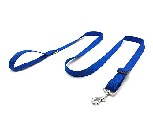 6Ft Adjustable Dog Leash, Nylon Dog Leashes For Medium Large Dogs (Blue) #TOP1