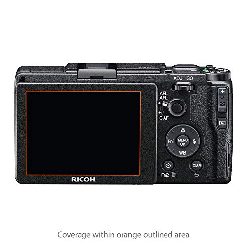 Protector Ricoh GR II mate BoxWave ClearTouch con tecnología antirreflejo y resistencia a huellas 3