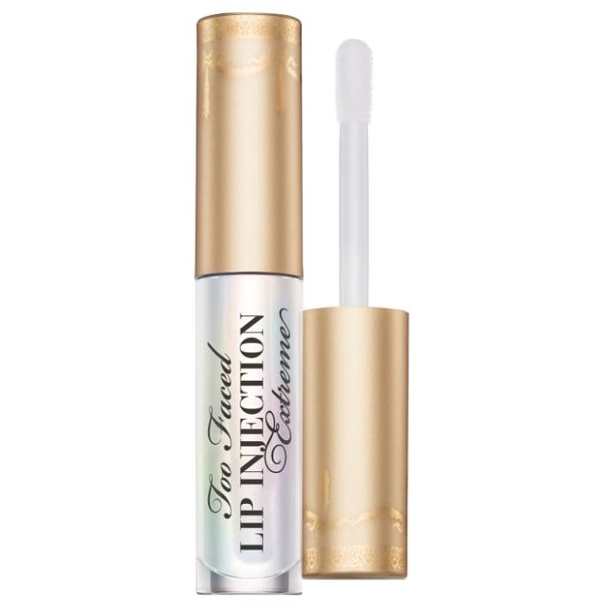 TOO FACED Cosmetics ORIGINAL | LIP INJECTION EXTREME | Brillo Labial Hidrat y Voluminizador | Instant & Long Term Lip Plumper | VEGANO | by Bella (ORIGINAL MINI (Travel Size), 2.8 g (Paquete de 1))