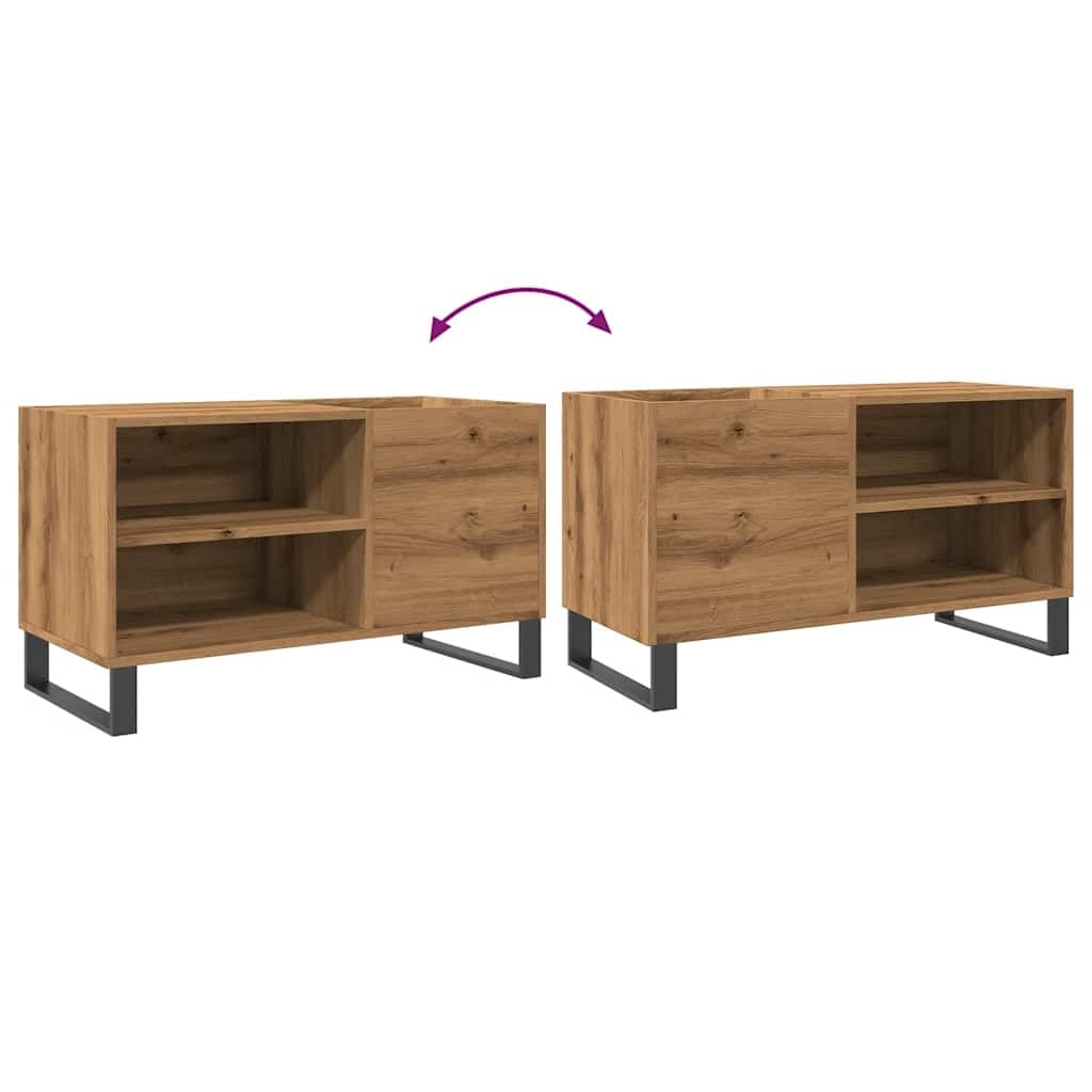 vidaXL Mueble Discos Madera de ingeniería Roble Artisan 84,5x38x48 cm