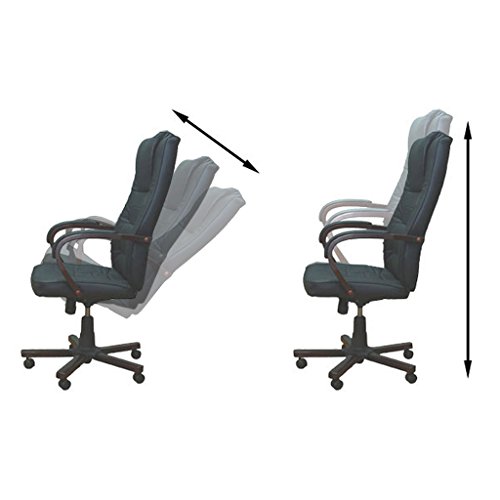 Anself Sedia da Ufficio Poltrona Girevole