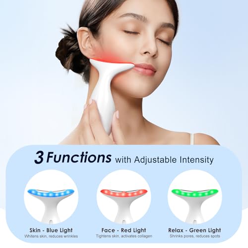 Neck Massager Portable facial with constant temperature heat therapy and vibration - image 2