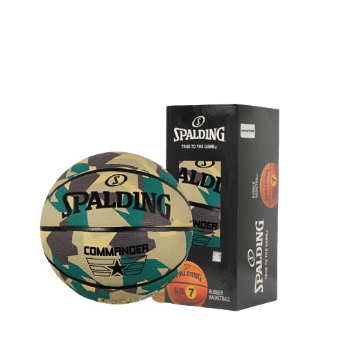Spalding Commander Poly Basketball Without Pump Premium Cover Basketball Rubber Water Resistant Ball Professional Sports Match Quality Ball for Basketball Size 7 Full Size Brick (B09FZ7RCGN) Amazon Price History, Amazon Price Tracker