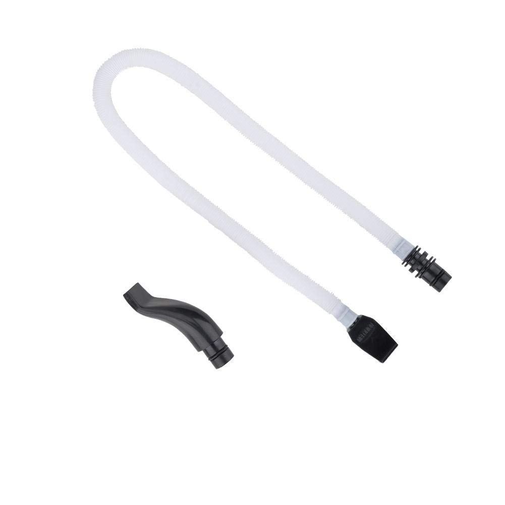 Melodica Tube en plastique flexible de 57 cm de long avec embouchure noire Pièce de rechange pour instrument