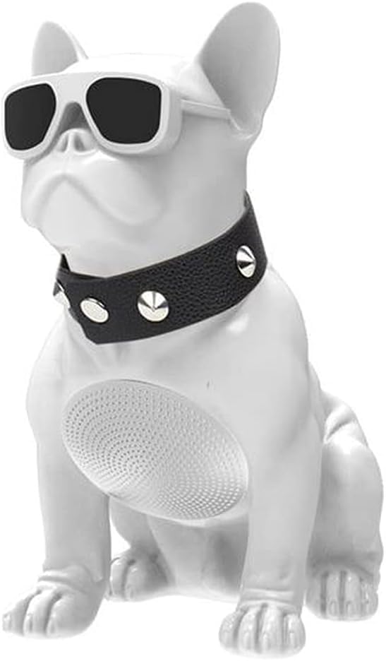 Bulldog Bluetooth Portable Speaker for All Events Sound for Every Occassion (White)
