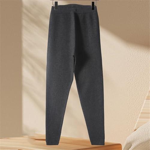 DBFBDTU Knitted Men's Wool Pants Casual and Comfortable Stripped Wool Pants Solid Warm Trousers3