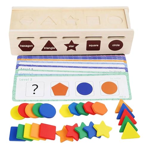 Boîte de tri des couleurs pour stimuler la concentration des enfants sans écrans