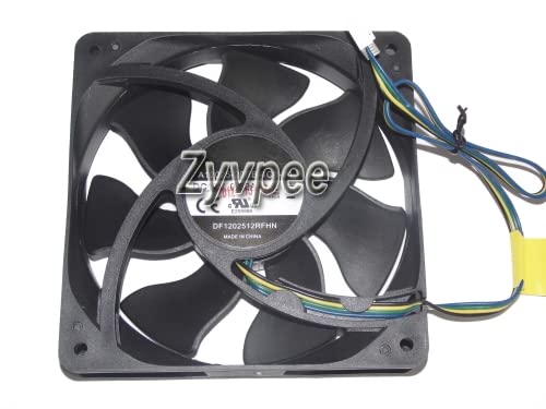Zyvpee® 12cm A12025-20RB-4CP-F1 12V 120mm 0.32A DF1202512RFHN 4Wire Computer Case Fan