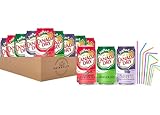 DRINKOLIN Ginger Ale Original, Blackberry, Cranberry - Variety Pack, 12 fl oz Can (Pack of 12)