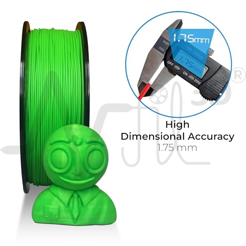 Image of NFIL3D 1KG Net Turbo Finish PLA+ Mint Green 3D Printer Filament | Filaments for 3D Printer| 1.75mm| Accuracy + /- 0.015mm | 1000g 3D Filament, 250g Spool, 350g Packaging Weight (Total Weight 1.6KG)