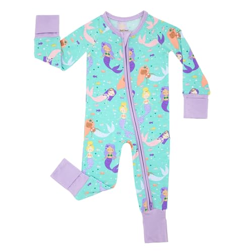 Image of Little Sleepies Pajamas for Baby Boys & Girls, Viscose from Bamboo Baby Pajamas, Snug Baby Sleeper, Toddler PJs, 2-Way Zipper