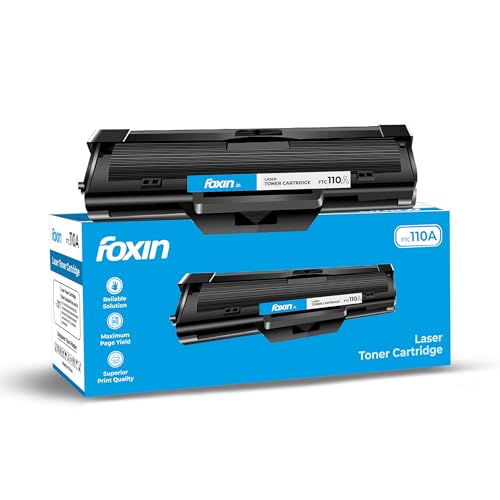 Image of Foxin FTC-110A Laser Printer Cartridge Compatible with HP LaserJet 108A, 108W, 136A, 136W, 136NW, 138P,138PN,138PNW | Black