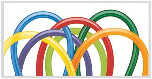 Miniatura 2 de Qualatex 99321 Carnival - Globos surtidos de látex, 260Q, multicolor, paquete de 100 unidades