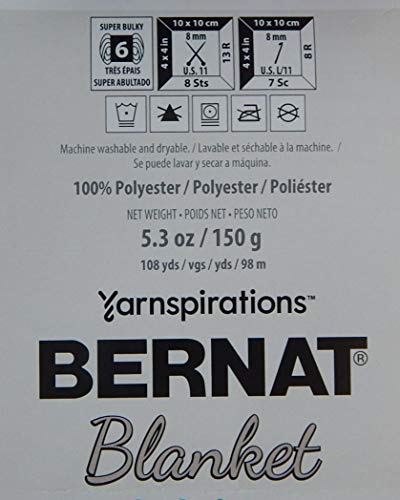 Image of Bulk Buy: Bernat Blanket Yarn (3-Pack) Super Bulky #6 5.3 Ounce 108 Yards Per Skein (Dark Teal)