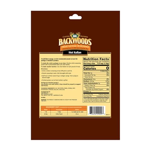 LEM Backwoods Hot Italian Fresh Sausage Seasoning