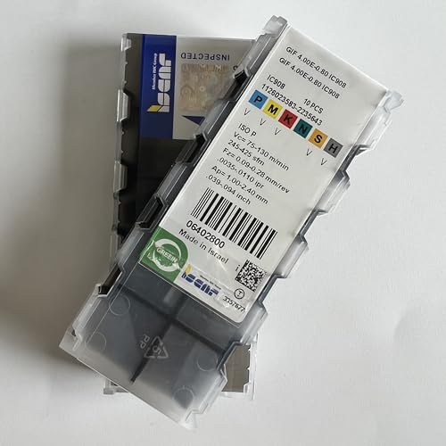 Plaquette GIF4.00E-0.80 IC908 pour éliminer les vibrations en tournage
