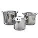Amerihome STP3 Stainless Steel Stock Pot Set44; Silver - 6 Piece