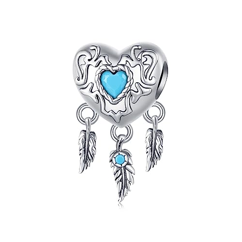 Abalorio bota vaquera plata 925 diseño atrapasueños exclusivo