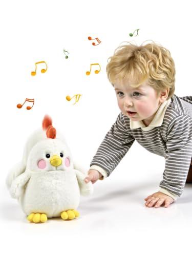 TUMAMA KIDS Peluche Animal qui Danse et Répète pour Bebe Avec 6 Musiques, Interactif Musical Jouet avec Enregistrement, Sauter Parlante Jouets Enfant,...