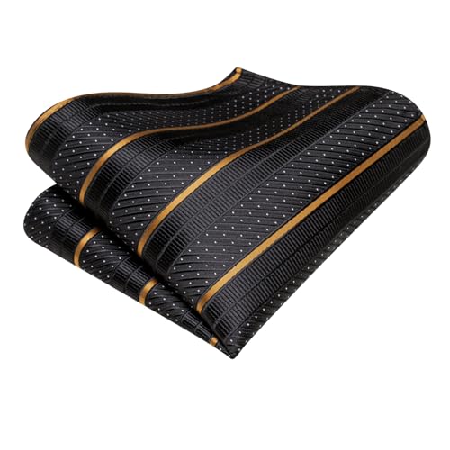 Image of Hi-Tie Men's Suspenders and Tie Set Silk Adjustable Elastic Y Braces with Strong 6 Clips Pocket Square Set