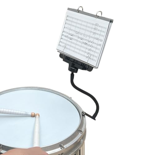 MusBoard Adjustable Drum Lyre SB10 with Flip Folder for Snare and Bass Drum