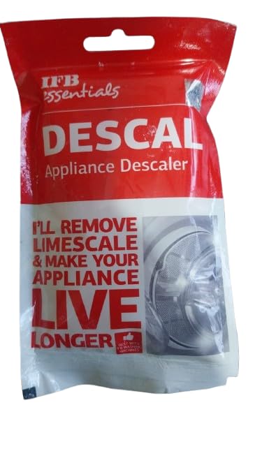 IFB Essentials Descal Appliance Descaler for Washing Machine | Removes Limescale | Improves Machine Performance | Appliance Cleaner