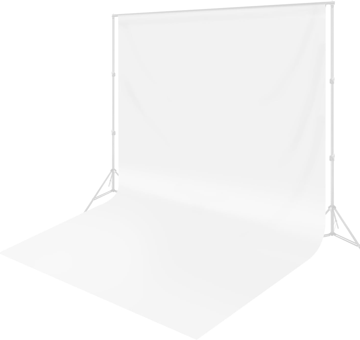 10 x 20 ft White Backdrop Background White Screen for Photography Video Recording Picture Shooting high Density Polyester Fabric Pure Recording Parties Curtain