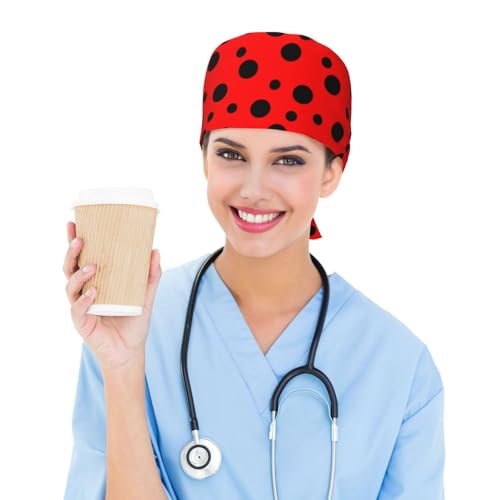 Image of Unisex Adjustable Surgical Sweatband - Elastic Bandage Cap - Scrub Caps for Nurse Working Cap